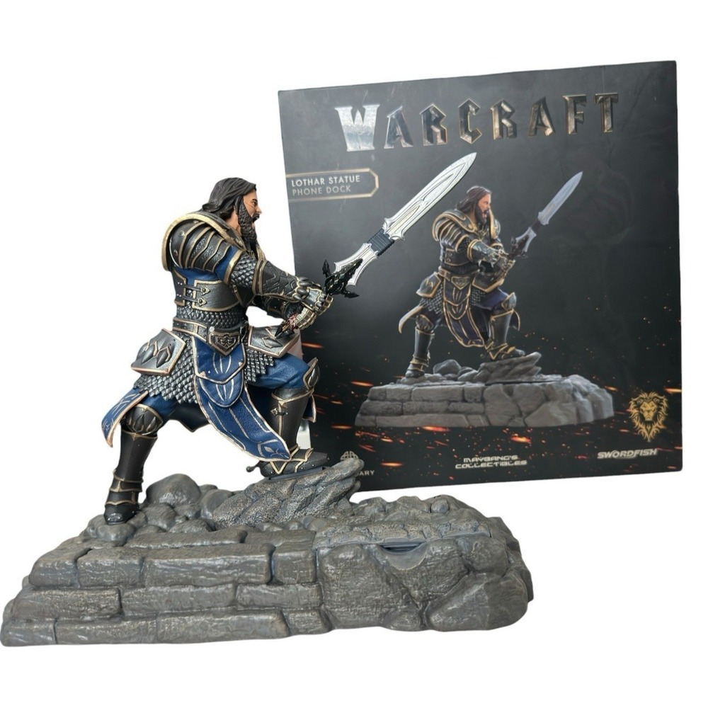 Swordfish Tech Warcraft Lothar‎ Statue Phone Charging Dock